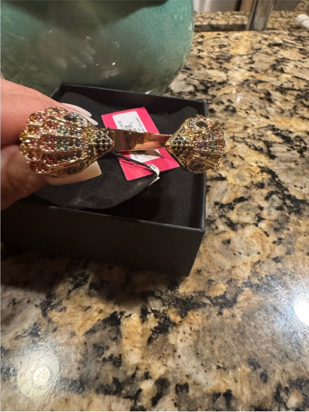 NWT Kurt Geiger Open Cuff Bracelet with Dusty NWT - Picture 6 of 7
